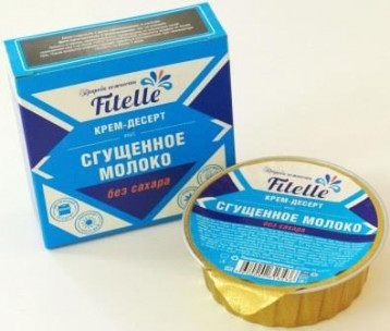 FitParad Fittelle Сгущеное молоко, 100 г