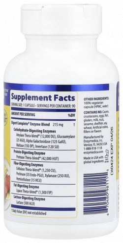 Enzymedica Digest Complete, 90 капсул