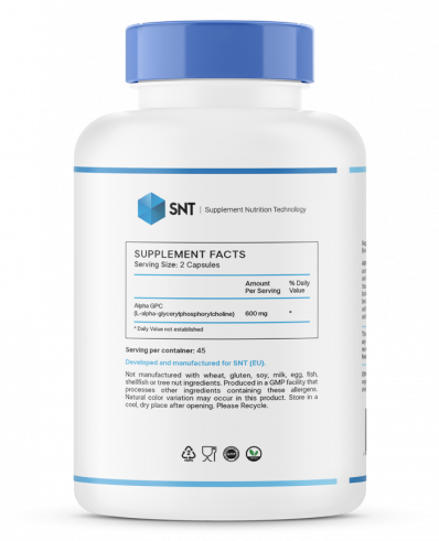 SNT Alpha GPC, 90 капсул